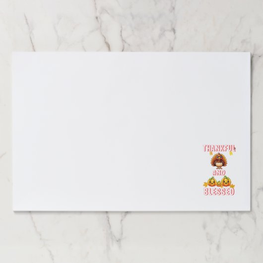 感謝祭賛美23米国メープル11月の感謝祭 ペーパーパッド (正面)