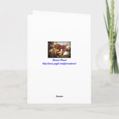 感謝祭賛美 – ピルグリムカップル シーズンカード (裏面)