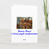 感謝祭賛美 – ピルグリムカップル シーズンカード (裏面)