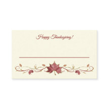 感謝祭赤いカエデ葉のと渦巻き