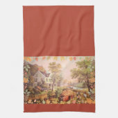 感謝祭農家ホームハーベスト キッチンタオル (縦)