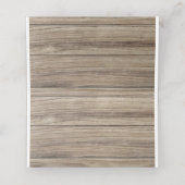 感謝祭野生の七面鳥の食卓 プレイスカード (内部開封)