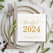 感謝祭金ゴールドモダンスクリプト