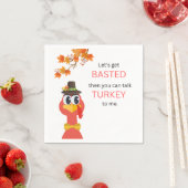 感謝祭間抜け紙ナプキン スタンダードカクテルナプキン (インサイチュ)