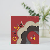 感謝祭隠し七面鳥 招待状 (スタンド正面)