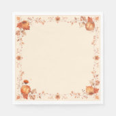 感謝祭離れのとカボチャ スタンダードランチョンナプキン (正面)