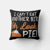 感謝祭食べがもう一口におもしろいなる クッション (裏面)