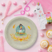 感謝祭食べトルコのパンプキンパイ ペーパープレート (パーティー)