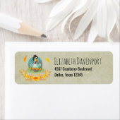 感謝祭食べトルコのパンプキンパイ ラベル (インサイチュ)