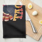 感謝祭食べトルコタコスおもしろいメキシコ キッチンタオル (四つ折り)