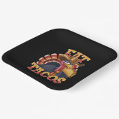 感謝祭食べトルコタコスおもしろいメキシコ ペーパープレート (傾斜あり)