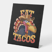 感謝祭食べトルコタコスおもしろいメキシコ 台座サイン (正面)