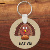 感謝祭食べトルコ付きパイ キーホルダー (正面)