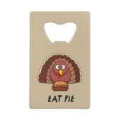 感謝祭食べトルコ付きパイ クレジットカード栓抜き (裏面)