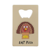 感謝祭食べトルコ付きピザ クレジットカード栓抜き (裏面)