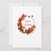 感謝祭食べドリンクと感謝祭 招待状 (裏面)