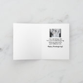 感謝祭食べ物ではが多過ぎる カード (内部)