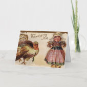 感謝祭魅力的ジョイトルコフェスティバル 箔グリーティングカード (正面)