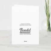 感謝祭11月誕生日パンプキンパイ サンキューカード (裏面)