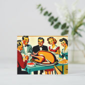 感謝祭1950sスタイルアットホーム シーズンポストカード (スタンド正面)