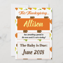 感謝祭2017年トルコ妊娠の発表 シーズンカード