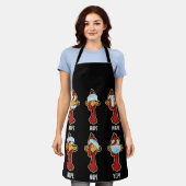 感謝祭2021トルコのマスクを着て間違った エプロン (着用した状態)
