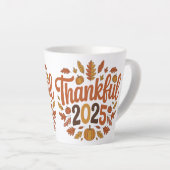 感謝祭2025秋カボチャ感謝祭マグカップ カフェラテマグ (右アングル)