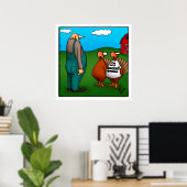 感謝祭「おいしい」ポスター ポスター (ホームオフィス)