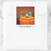 感謝祭「おもしろいなぜ沈黙が?」 シール (バッグ)