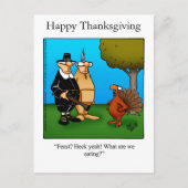 感謝祭「おもしろい祝宴ヘックYeah」はがき シーズンポストカード (正面)