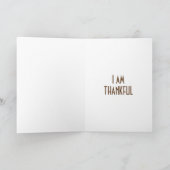 感謝祭（そして一年中）の「あなた」に感謝 シーズンカード (内部)