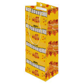 感謝祭 – イエロー紙バッグ ワインギフトバッグ (裏面アングル)