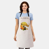 感謝祭 エプロン (着用した状態)