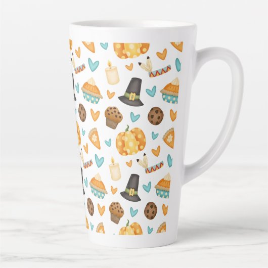 感謝祭 カフェラテマグ (右)