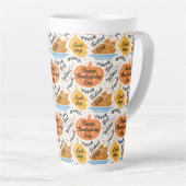 感謝祭 カフェラテマグ (右アングル)