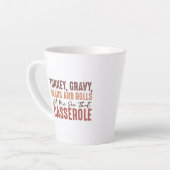 感謝祭 カフェラテマグ (左アングル)