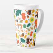 感謝祭 カフェラテマグ (右アングル)