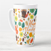 感謝祭 カフェラテマグ (左アングル)