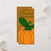 感謝祭 カード (正面/裏面インサイチュ)