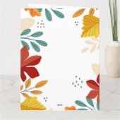 感謝祭 カード (裏面)