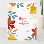 感謝祭 カード (正面)