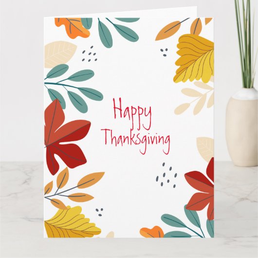 感謝祭 カード (正面)