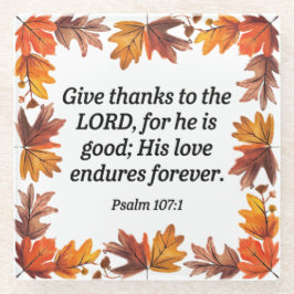 感謝祭 ガラスコースター