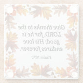 感謝祭 ガラスコースター (裏面)