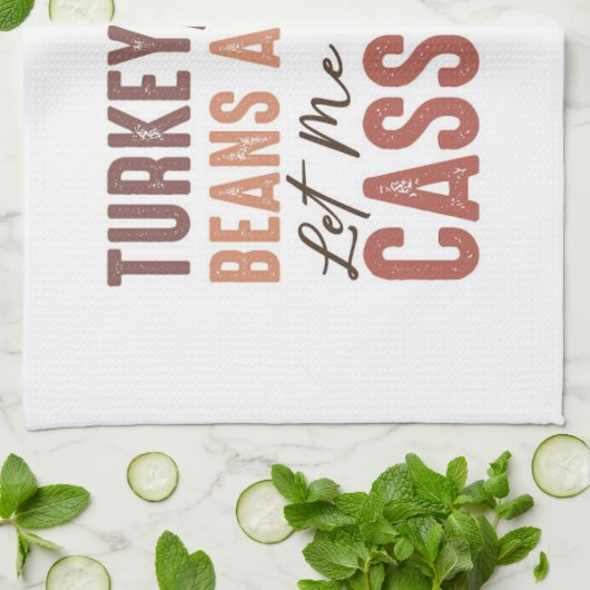 感謝祭 キッチンタオル (折り畳み)