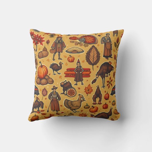 感謝祭 クッション (裏面)