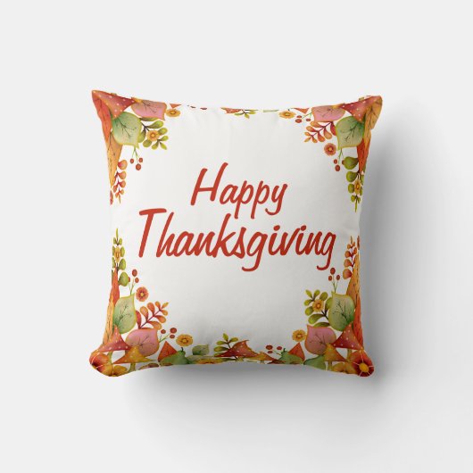 感謝祭 クッション (正面)