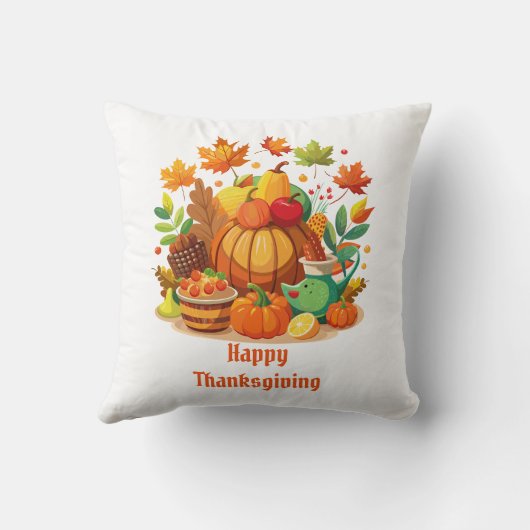 感謝祭 クッション (裏面)