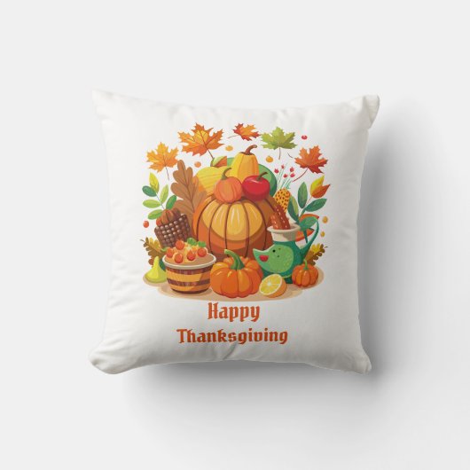 感謝祭 クッション (正面)