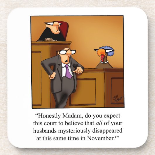 感謝祭 – コースターおもしろいの斑点 コースター (正面)